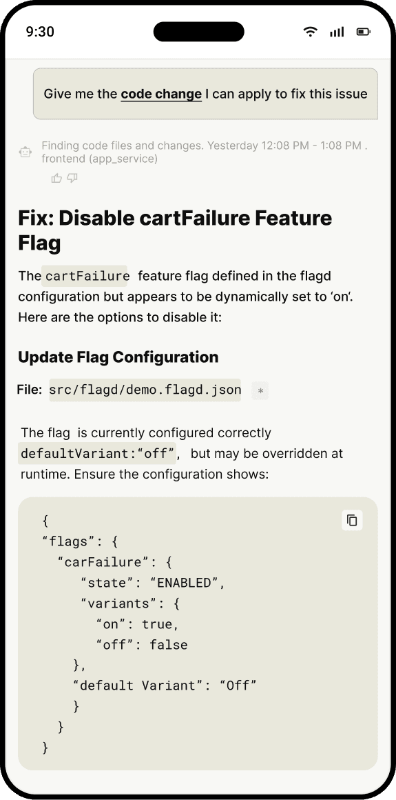 Fixes and recommends