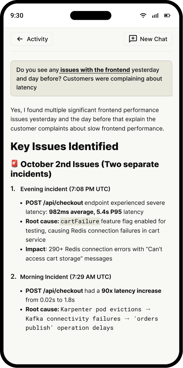 Debug any production issue